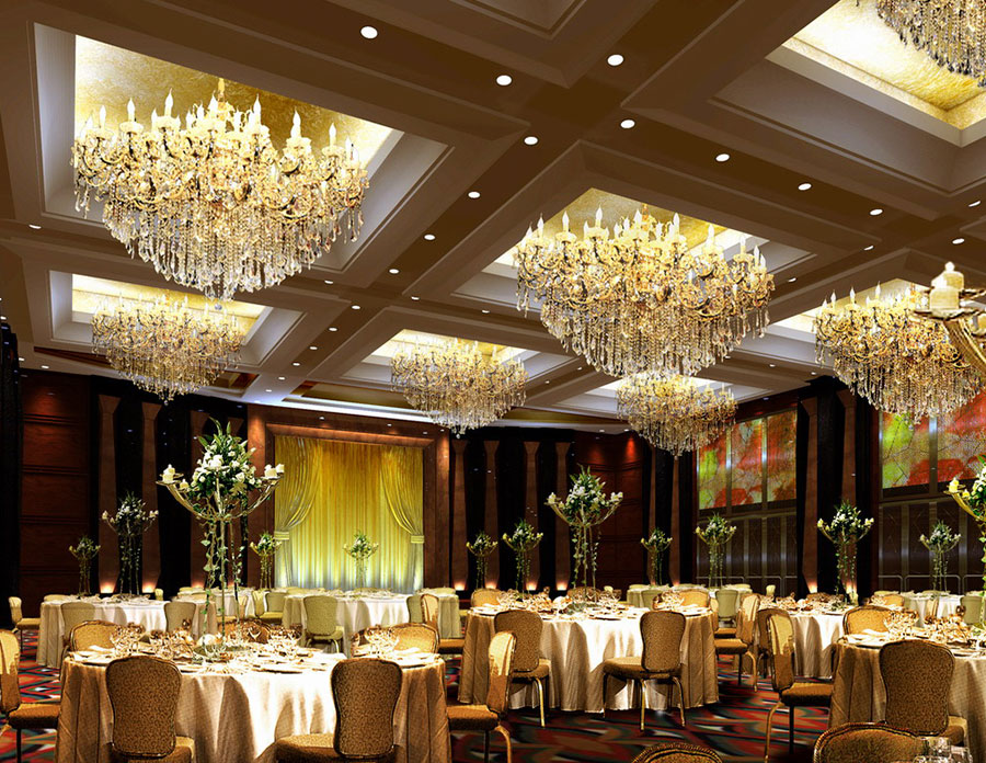Ballroom stage lighting system integrated solutions
